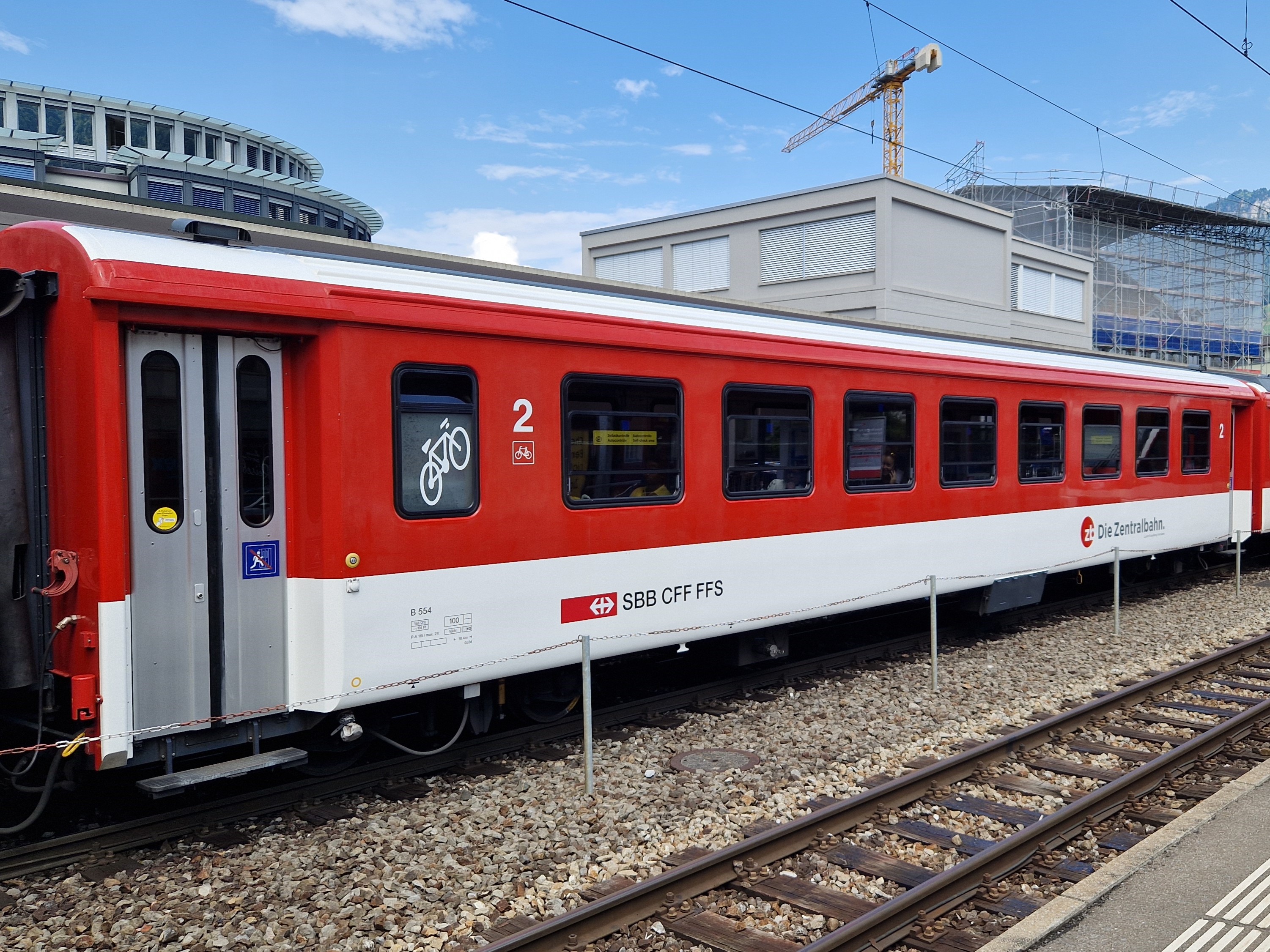 B-Wagen Serie 551-557 der Zentralbahn