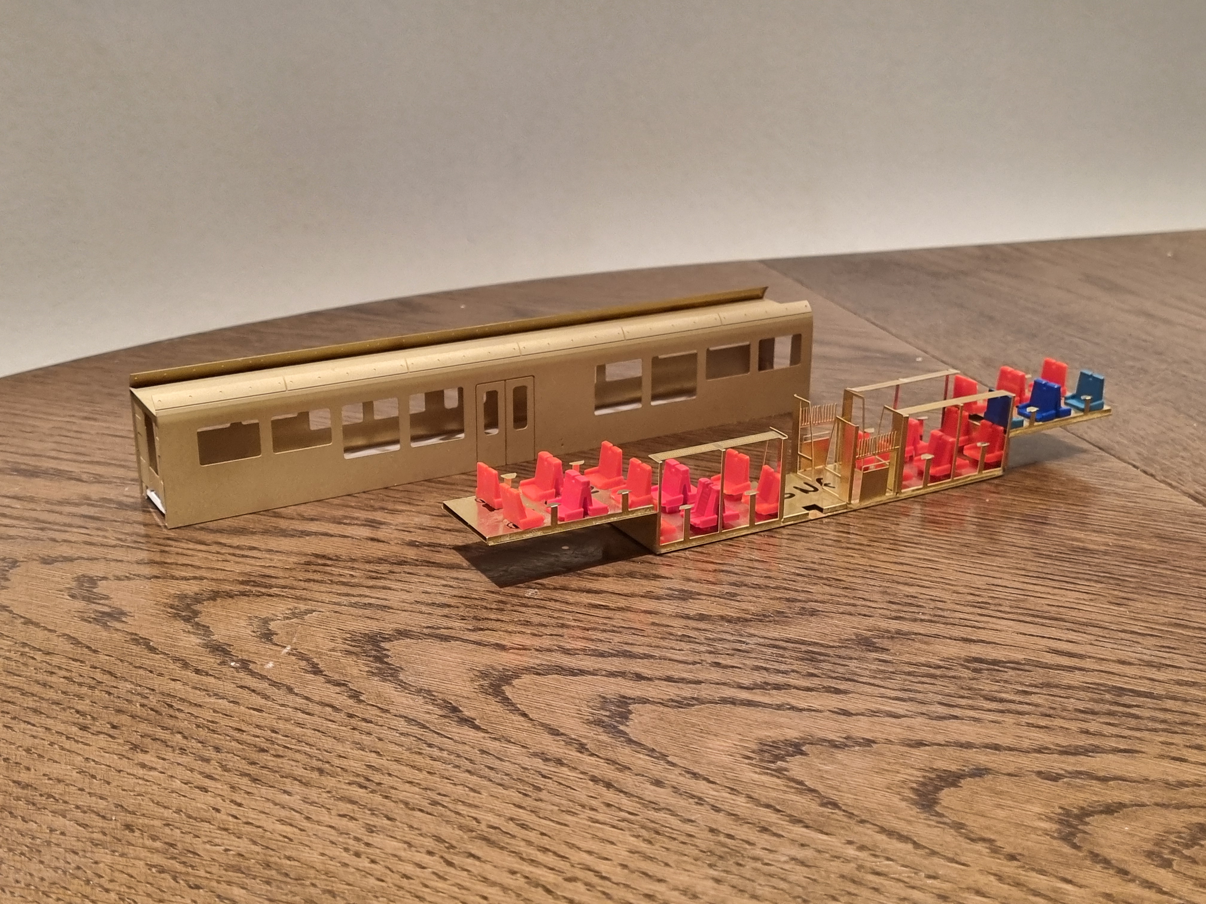 Messingprototyp Mittelwagen