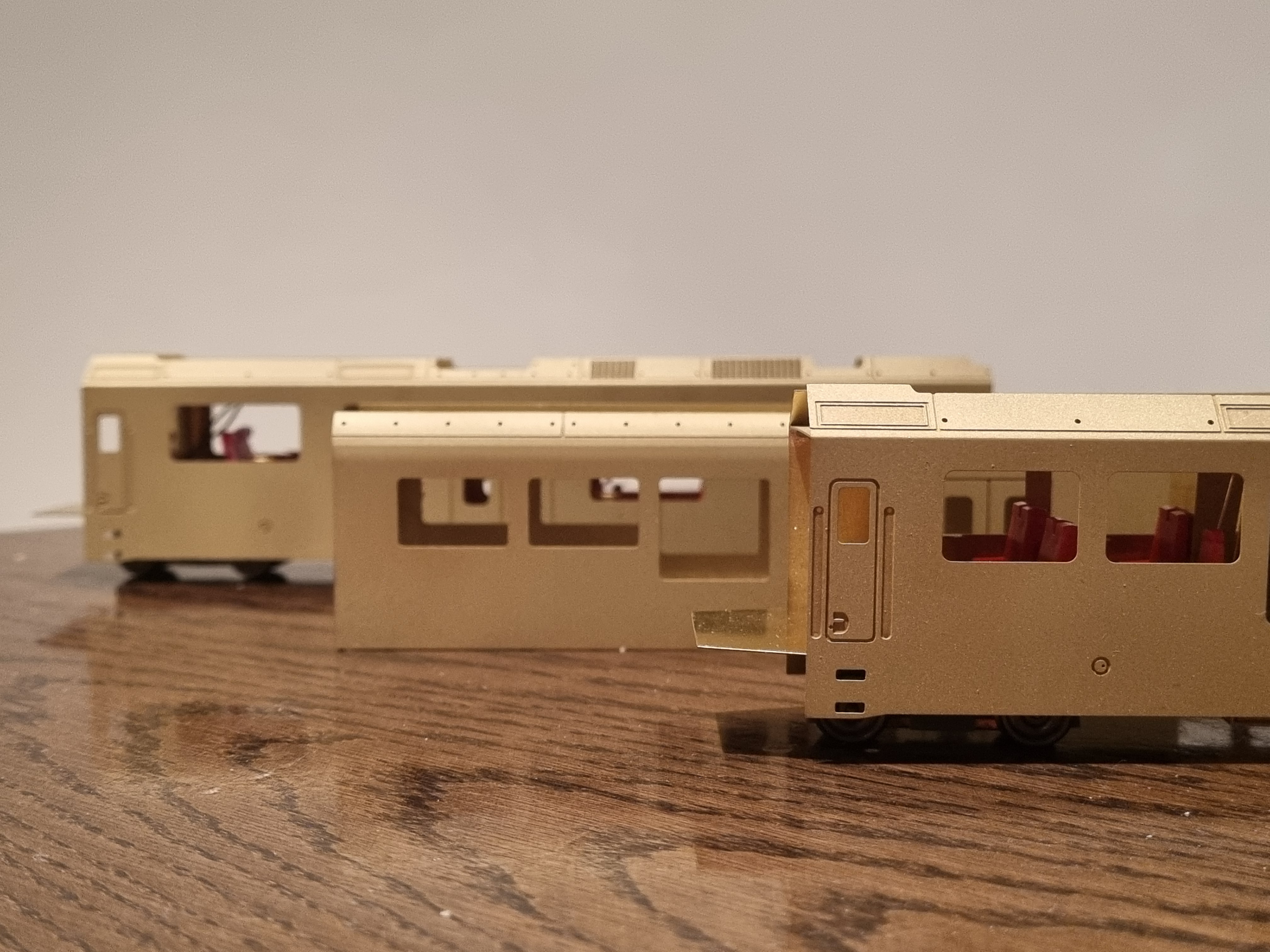 Messingprototyp von der Serite